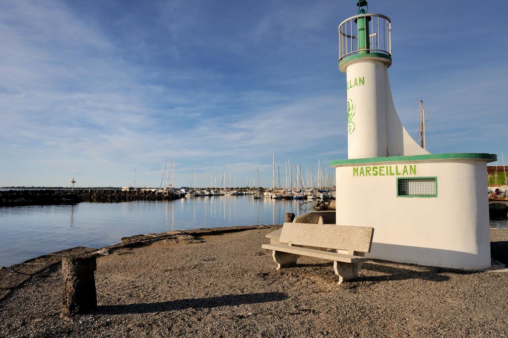 Port Rive Gauche Ostrea Lägenhet Marseillan  Exteriör bild
